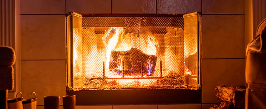 Mendota Hearth Landscape Fireplace Installation in Uvalde, Texas