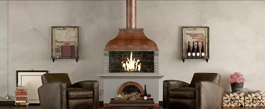 Thelin Hearth Products Providence Pellet Insert Fireplace Installation in Uvalde, TX