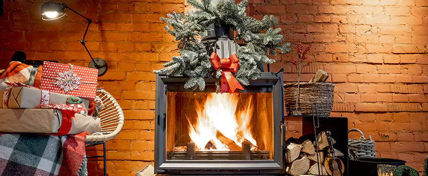 Travis Industries Linear Gas Fireplace Installation in Uvalde, Texas